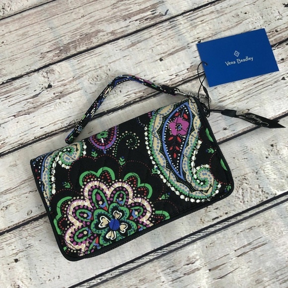 Vera Bradley Bags Vera Bradley Rfid Grab Go Wristlet Kiev Paisley